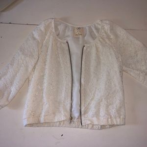 Ramy Brook Lamb Leather Zip-up Jacket